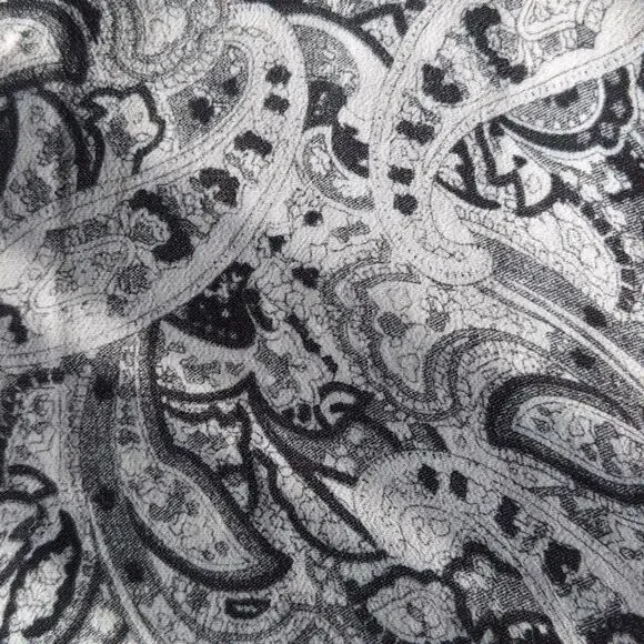 AllSaints Grey Paisley Tunic Dress - Picture 6 of 14